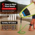 thumbnail image 2 of Leash para Tabla de Surf Abahub Premium 3 metros para Longboard y Paddleboard, 2 of 6