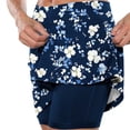 thumbnail image 5 of Feancey Women's Casual Skorts with Pockets High Waisted Athletic Golf Tennis Skirts Tummy Control Floral Skort Comfy Mini Skirt 2026 Summer Clothes Navy M, 5 of 6