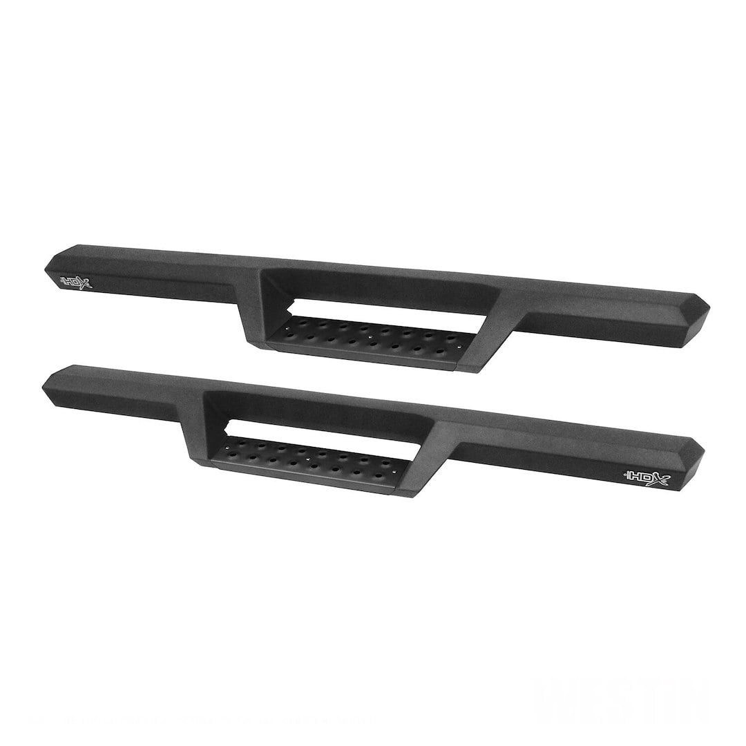Westin 56-14055 4" Cab Length HDX Drop Nerf Step Bars with Black Step Plates