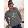 thumbnail image 2 of Deams Come True Peonies Sweatshirt Women -Image by Shutterstock, Female Medium, 2 of 4