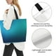 thumbnail image 3 of Balery Blue to turquoise Bolsa Tote Estilo Estético con Cremalleras, Bolsa de Hombro, Bolsa de Compras Grande y Plegable, 3 of 8