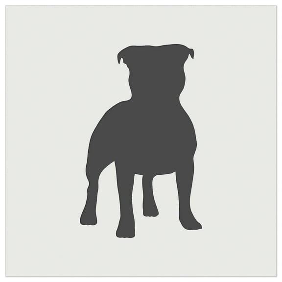 Staffordshire Bull Terrier Dog Solid DIY Cookie Wall Craft Stencil - 5.5 Inch
