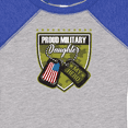 thumbnail image 4 of Inktastic Proud Military Daughter Soldier Hero Girls Baby Bodysuit, 4 of 5