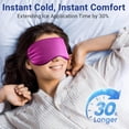 thumbnail image 4 of Cooling Eye Mask for Puffy Eyes - FSA HSA Eligible, Cold Compress for Migraines Headache and Puffiness, Relaxation Gifts for Women, Gel Sleep Mask for Dark Circles, Reusable Face Ice Pack(Purple), 4 of 10