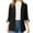 Black, variant on Blazer for Women Dressy Solid Color Blazer Jacket Long Sleeves Single Button Outwears Casual Lapel Collar Blazer Jackets with Pocket