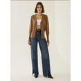 thumbnail image 3 of Semi Fit V-Neck Knitted Cardigan, 3 of 5