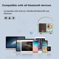 thumbnail image 3 of Altavoz Bluetooth Dosmix Retro Vintage Decor Azul, 3 of 9