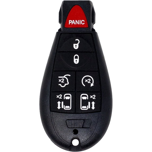Car Keys Express Car Remote Replacement Case - Chrysler 7 Button (2 Button Kits) Shell Only; No Electronics