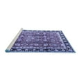 thumbnail image 2 of Ahgly Company Machine Washable Indoor Rectangle Persian Blue Traditional Area Rugs, 6' x 9', 2 of 4