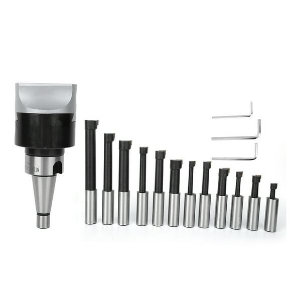 CNC Milling Tools Kit Set, Excellent Hardness Toughness Boring Head Set, Boring Head For CNC Milling Boring Machine CNC Milling Machine