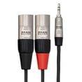thumbnail image 3 of Cable de conexión estéreo Hosa HMX-006Y Pro de 3,5 mm TRS macho a doble XLR macho de 1,8 m, 3 of 4