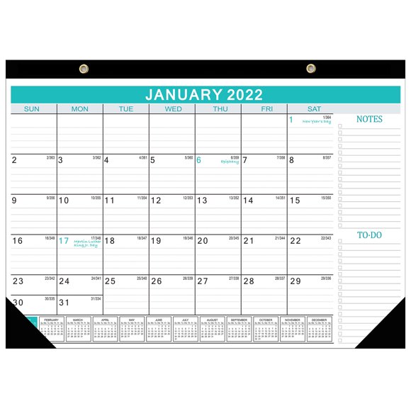 Labymos Wall Calendar 2021-2022 Monthly Calendar Planner from September 2021 to December 2022 17 x