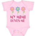 thumbnail image 3 of Inktastic Mimi Loves Me Daisies Girls Baby Bodysuit, 3 of 5