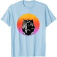 thumbnail image 1 of Cool Dinosaur T-Rex Animal Bird at Sunset for Men Women Kids T-Shirt, 1 of 1