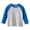 Blue, variant on NOEGOEU Toddler Girls Boys Long Sleeve Shirts Crewneck Raglan Baseball Tee Shirt Tops 1-9 Years (White,6-8 Years)