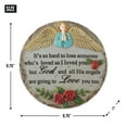 thumbnail image 3 of Zingz & Thingz "Hard to Lose Someone Who's Loved" Outdoor Garden Memorial Stepping Stone - 9.75", 3 of 4