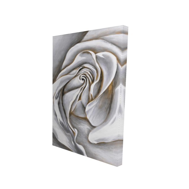 White rose delicate - 24"x36" canvas - Print on demand