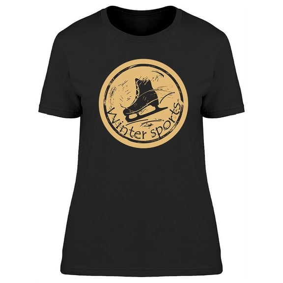 Winter Sports T-Shirt Women -Image by Shutterstock, Female Small