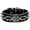 Black, variant on Leather Brothers 6022-BU26 1.75 x 26 in. Latigo Spike & Stud Dog Collar, Burgundy