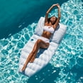 thumbnail image 6 of Float Life by Funboy Blue Twist Sun Lounger Pool Float, 65'' Long w/ Ergonomic Backrest, 6 of 6