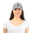 thumbnail image 5 of DALIX Save The Bees Baseball Cap Dad Hat Embroidered Womens Girls in Gray, 5 of 6