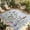 DarkOliveGreen SkyBlue, variant on Spring Floral Outdoor Rug for Patio/Deck/Porch, Non-Slip Large Area Rug 3 x 5 Ft, Country Botanical Watercolor Botanical Indoor Outdoor Rugs Washable Area Rugs, Reversible Camping Rug Carpet Runner