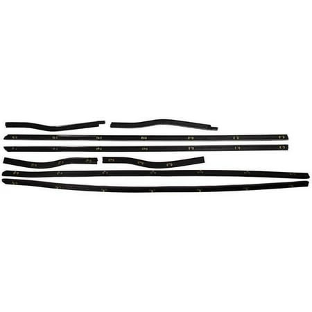 Fairchild KF2085 Belt Weatherstrip Kit For 1967-1968 Ford Mustang (Front & Rear Inner & Outer Driver side and Passenger side)