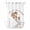 White, variant on No Hook Shower Curtain with Snap-in Liner, Beige Farm Animals Waterproof Fabric Bathroom Curtains, Cow Farmhouse Bath Curtains & Mesh Top Window Stall 48"x72"