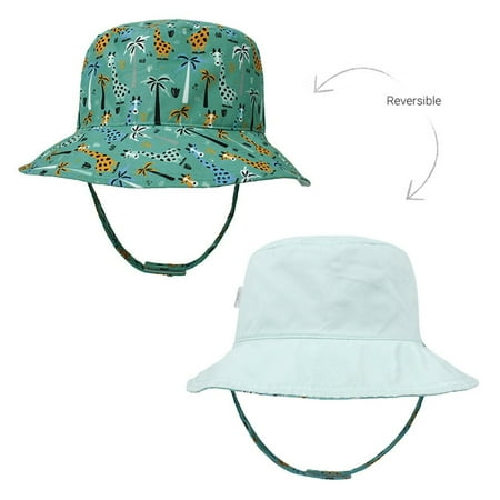 

TOWED22 Kid s Cartoon Sun Hat Wide Brim UPF 50+ Protection Hat For Toddler Boys Girls Adjustable Bucket Hat Teenage Boy Hats Green