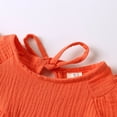 thumbnail image 4 of MXIEZI 1-7 Years Toddler Baby Girls Cotton Dresses Kids Solid Colour Sundress Summer Dress Princess Skirt Little Girls Clothes, 4 of 8