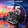 thumbnail image 3 of Mertto Auriculares Inalámbricos Bluetooth Deportivos 75h Enc Color Negro, 3 of 8