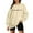 Beige, variant on Tiweut Oversized Christian Sweatshirt Women Faith Over Fear Sweater Christian Religious Sayings Pullover Long Sleeve Shirt,Beige,L