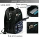 thumbnail image 4 of Balery Sardine Mochila con carga USB para hombre y mujer - Mochila impermeable y antirrobo para laptop con puerto USB para viajes, trabajo, 4 of 7