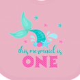 thumbnail image 4 of Inktastic Mermaid Tail 1st Birthday Girls Baby Bib, 4 of 4