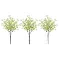 thumbnail image 1 of 3 piezas de decoración de flores artificiales de simulación de plantas verdes artificiales de decoración de plantas verdes, 1 of 6