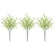 thumbnail image 1 of KAKOWELY 3 piezas de decoración de flores artificiales, simulación de planta verde, decoración de planta verde artificial, 1 of 4