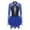 Blue, variant on Haitryli Women's Sparkling Rhinestones Figure Ice Skating Dress Long Sleeve Leotard Dance Outfit Navy Blue L