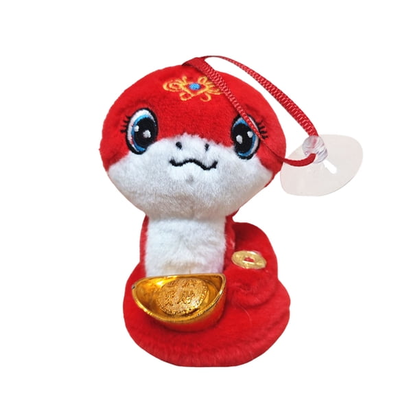 Muñeco Del Zodiaco Chino 2025, Muñeco Mascota Del Año Nuevo, Colgante De Juguete, Peluche, Colgante, Decoración Para El Festival De Primavera, Año Nuevo Para Niños