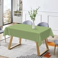 thumbnail image 4 of 84x60 Inch Solid Color Rectangle Tablecloth Morandi Light Green Table Cloth Cover for Indoor Dining Room Table Protector Modern Simple Thick Linen Tablecloths, 4 of 5