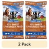 (2 pack) Family Farm 10% Sweet Textured Livestock Feed 40lbs