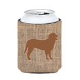 thumbnail image 1 of Curly Coated Retriever Burlap And Brown Can Or Bottle  Hugger, 1 of 1