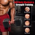 thumbnail image 2 of GIKPAL 110lbs(55lbs*2) 5 in 1 Adjustable Dumbbells Set,Quick Select 15-55lbs Adjustable Free Weights Plates with Rack for Home Gym Full Body Workout, 2 of 7