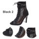 thumbnail image 5 of Sandalias Altas Bomba Botas Verano Malla Mujeres Peep Toe Cordera Correa Hebilla para Fiesta, 5 of 8