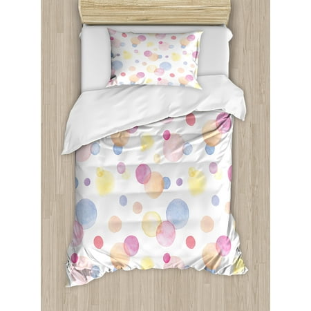 pastel duvet cover set