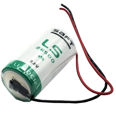 SAFT LS26500_WIRE C Battery 3.6V 7700mAh Lithium Cell