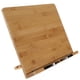 thumbnail image 4 of Estante de lectura portátil Soporte de libro de bambú ajustable Soporte Bandeja de madera para estudiantes adultos, M Speravity LF000055-02B, 4 of 7