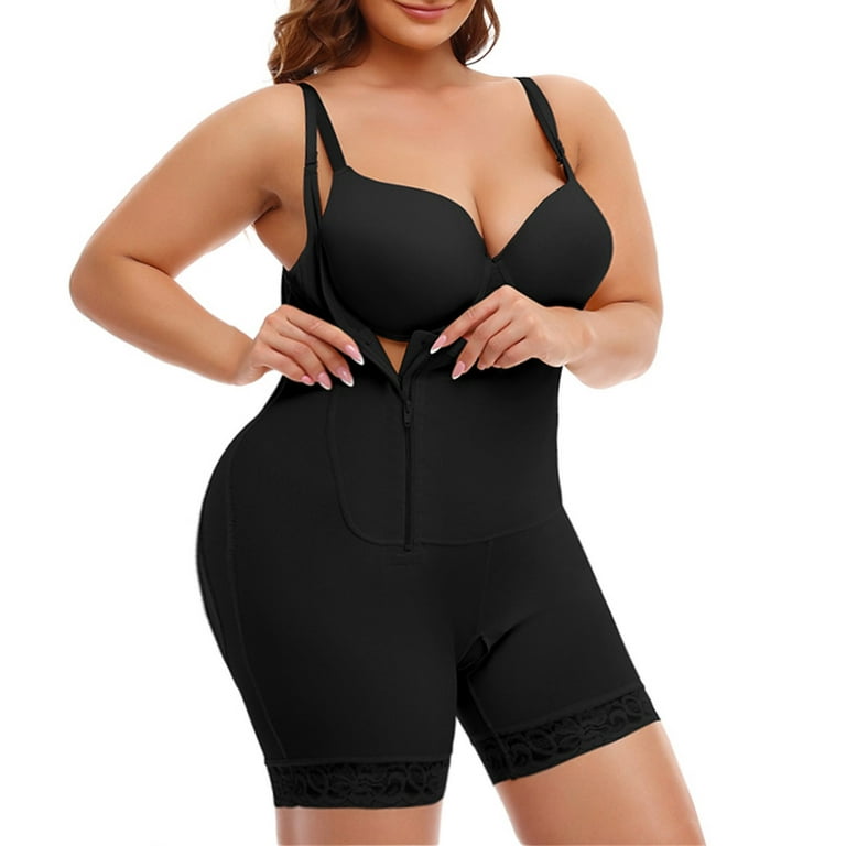 Bodysuit for Women Full Body Shaper Corset Underwear Tummy Control Butt  Lifter Sling Bustier Mini Romper Shapewear
