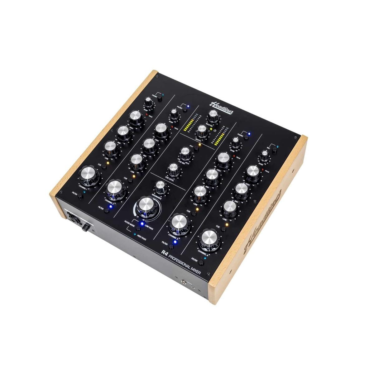 Headliner R4 4-Channel Rotary DJ Mixer