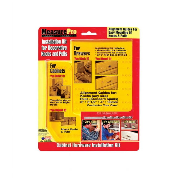 Measure Pro 37917 Installation Guide Cabinet Hardware Kit