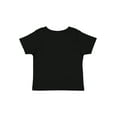 thumbnail image 2 of Rabbit Skins 3321 - Fine Jersey Toddler T-Shirt, Black, 5/6, 2 of 2